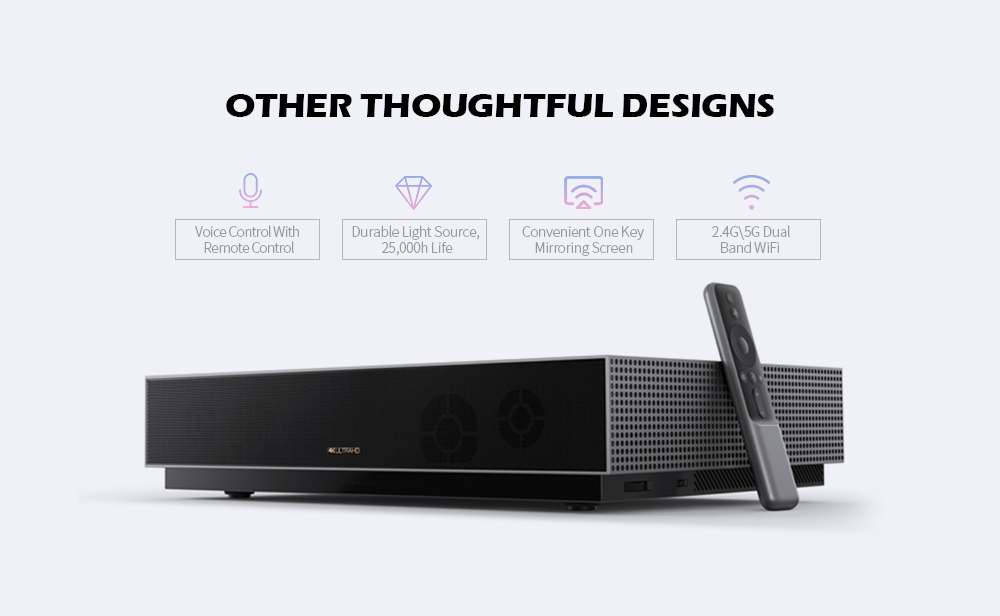 Fengmi L176FCN Laser TV 4K Cinema HD Projector Support Chinese / English ( Xiaomi Ecosystem Product ) 